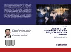 Urban Local Self-Government in Kashmir valley: Challenges and Problems