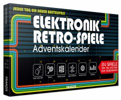 Franzi 504093 - Adventskalender Elektronik-Retro-Spiele, 24 Spiele der 70er und 80er zum Selberbauen