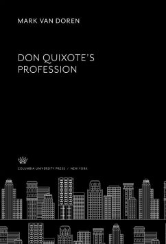 Cover Don Quixote'S Profession (eBook, PDF)