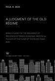 A Judgment of the Old Régime (eBook, PDF)