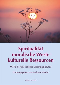 Cover Spiritualität - moralische Werte - kulturelle Ressourcen (eBook, PDF)
