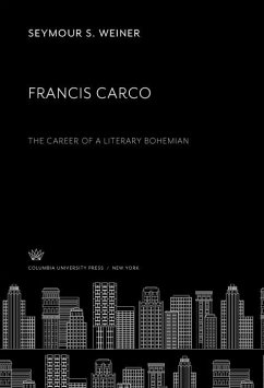 Cover Francis Carco (eBook, PDF)