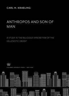 Cover Anthropos and Son of Man (eBook, PDF)