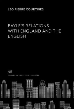 Cover Bayle'S Relations With England and the English (eBook, PDF)