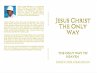 Jesus Christ The Only Way (eBook, ePUB) - Bild 1