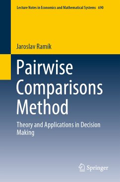 Pairwise Comparisons Method (eBook, PDF) - Ramík, Jaroslav