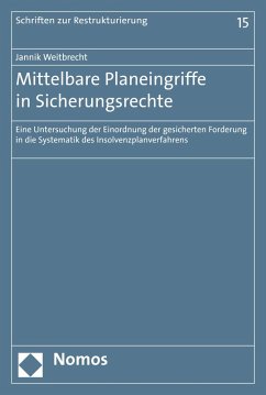 Mittelbare Planeingriffe in Sicherungsrechte (eBook, PDF) - Weitbrecht, Jannik