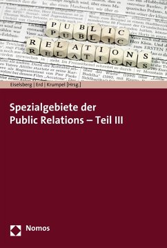 Spezialgebiete der Public Relations - Teil III (eBook, PDF)