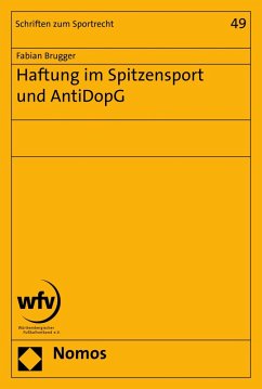 Cover Haftung im Spitzensport und AntiDopG (eBook, PDF)