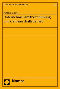 Cover Unternehmensmitbestimmung und Gemeinschaftsbetrieb (eBook, PDF)