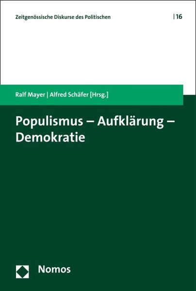 Populismus - Aufklärung - Demokratie (eBook, PDF)