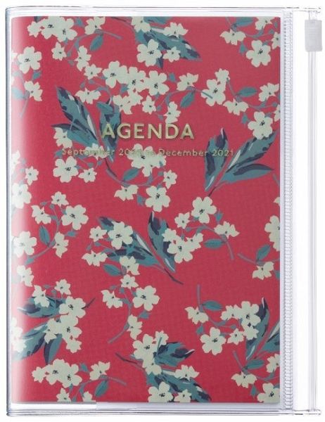 MARK'S 2021 Taschenkalender A6 vertikal, Flower Pattern