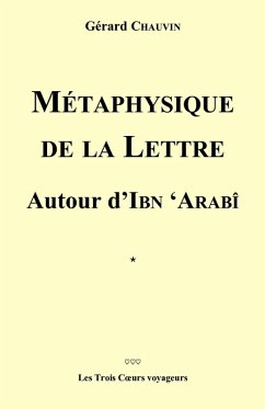Cover Metaphysique de la lettre autour d'Ibn Arabi (eBook, ePUB)