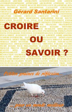Cover Croire ou savoir ? (eBook, ePUB)