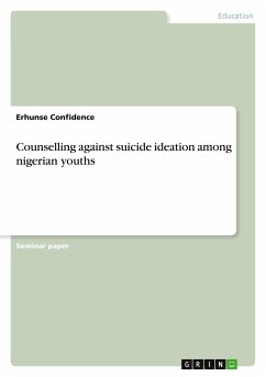 Counselling against suicide ideation among nigerian youths