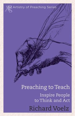 Preaching to Teach (eBook, ePUB) - Voelz, Richard