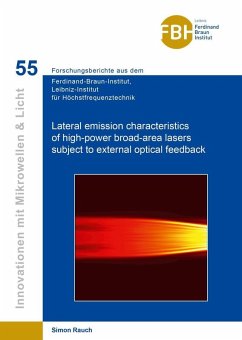 Cover Lateral emission characteristics of high-power broad-area lasers subject to external optical feedback (eBook, PDF)