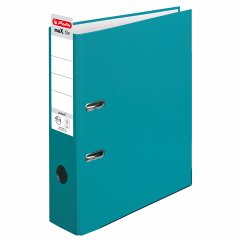 Herlitz Ordner maX.file protect A4 8cm caribbean turquoise