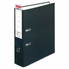 Herlitz Ordner maX.file protect A4 8cm schwarz