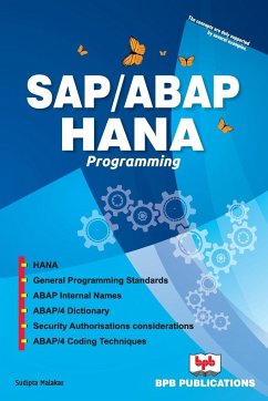 SAP/ABAP HANA PROGRAMMING - Malakar, Sudipta; Na