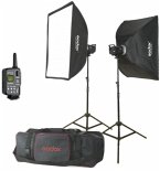 Godox MS200-F Studio-Kit Studioblitzgeräte-Kit 2 x 200Ws