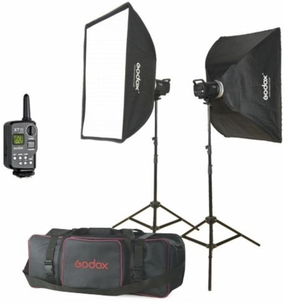 Godox MS200-F Studio-Kit Studioblitzgeräte-Kit 2 x 200Ws Godox MS200-F Studio-Kit Studioblitzgeräte-Kit 2 x 200Ws