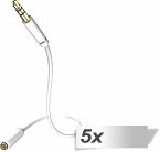 5x in-akustik Star Audio Kabel Verlängerung 3,5 mm Klinke 1,5 m