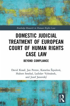 Cover Domestic Judicial Treatment of European Court of Human Rights Case Law (eBook, ePUB)