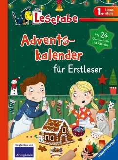 Leserabe - Sonderausgaben: Adventskalender für Erstleser - Kiel, Anja;Volk, Katja;Tino