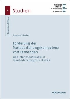 Cover Förderung der Textbeurteilungskompetenz von Lernenden