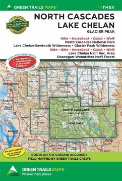 North Cascades / Lake Chelan, Wa No. 114sx - Maps, Green Trails