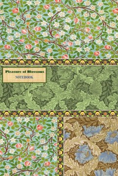 Pleasure of Blossoms NOTEBOOK [ruled Notebook/Journal/Diary to write in, 60 sheets, Medium Size (A5) 6x9 inches] - Viola, Iris A.