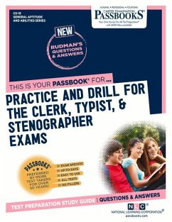 Practice and Drill for the Clerk, Typist, & Stenographer Exams (Cs-19): Passbooks Study Guide Volume 19 - National Learning Corporation