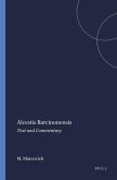 Alcestis Barcinonensis: Text and Commentary