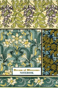 Dream of Blossoms NOTEBOOK [ruled Notebook/Journal/Diary to write in, 60 sheets, Medium Size (A5) 6x9 inches] - Viola, Iris A.