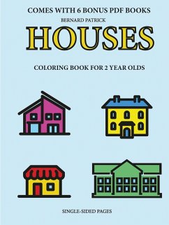 Coloring Books for 2 Year Olds (Houses) - Garcia, Santiago