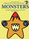 Coloring Book for 4-5 Year Olds (Monsters)