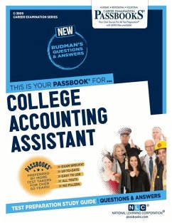 College Accounting Assistant (C-3809): Passbooks Study Guide Volume 3809 - National Learning Corporation