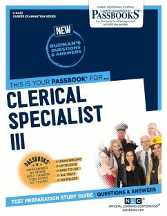 Clerical Specialist III (C-4433): Passbooks Study Guide Volume 4433 - National Learning Corporation