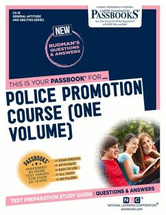 Police Promotion Course (One Volume) (Cs-18) - National Learning Corporation