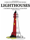 Simple Coloring Books for 4-5 Year Olds (Lighthouses)