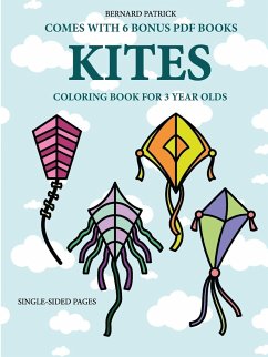 Coloring Book for 3 Year Olds (Kites) - Patrick, Bernard