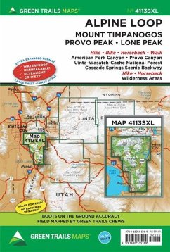 Alpine Loop, UT No. 4113sxl - Maps, Green Trails