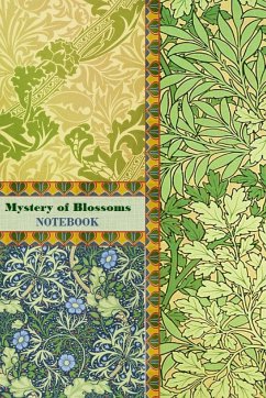 Mystery of Blossoms NOTEBOOK [ruled Notebook/Journal/Diary to write in, 60 sheets, Medium Size (A5) 6x9 inches] - Viola, Iris A.