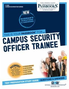 Campus Security Officer Trainee (C-2081): Passbooks Study Guide Volume 2081 - National Learning Corporation