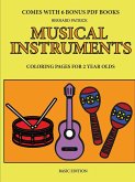 Coloring Pages for 2 Year Olds (Musical Instruments)