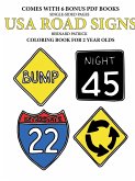 Coloring Books for 2 Year Olds (USA Road Signs)