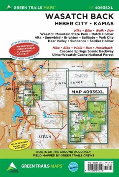 Wasatch Back, UT No. 4093sxl - Maps, Green Trails