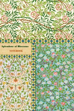 Splendour of Blossoms NOTEBOOK [ruled Notebook/Journal/Diary to write in, 60 sheets, Medium Size (A5) 6x9 inches] - Viola, Iris A.