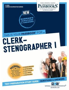 Clerk-Stenographer I (C-2339): Passbooks Study Guide Volume 2339 - National Learning Corporation